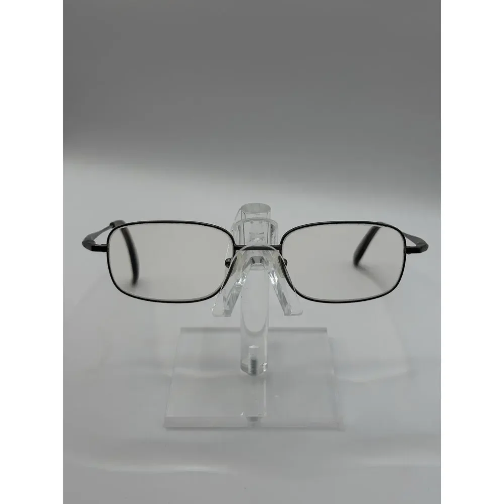 Marchon M752 014 Eyeglasses Gunmetal Rectangle Metal Frames 50-18-140